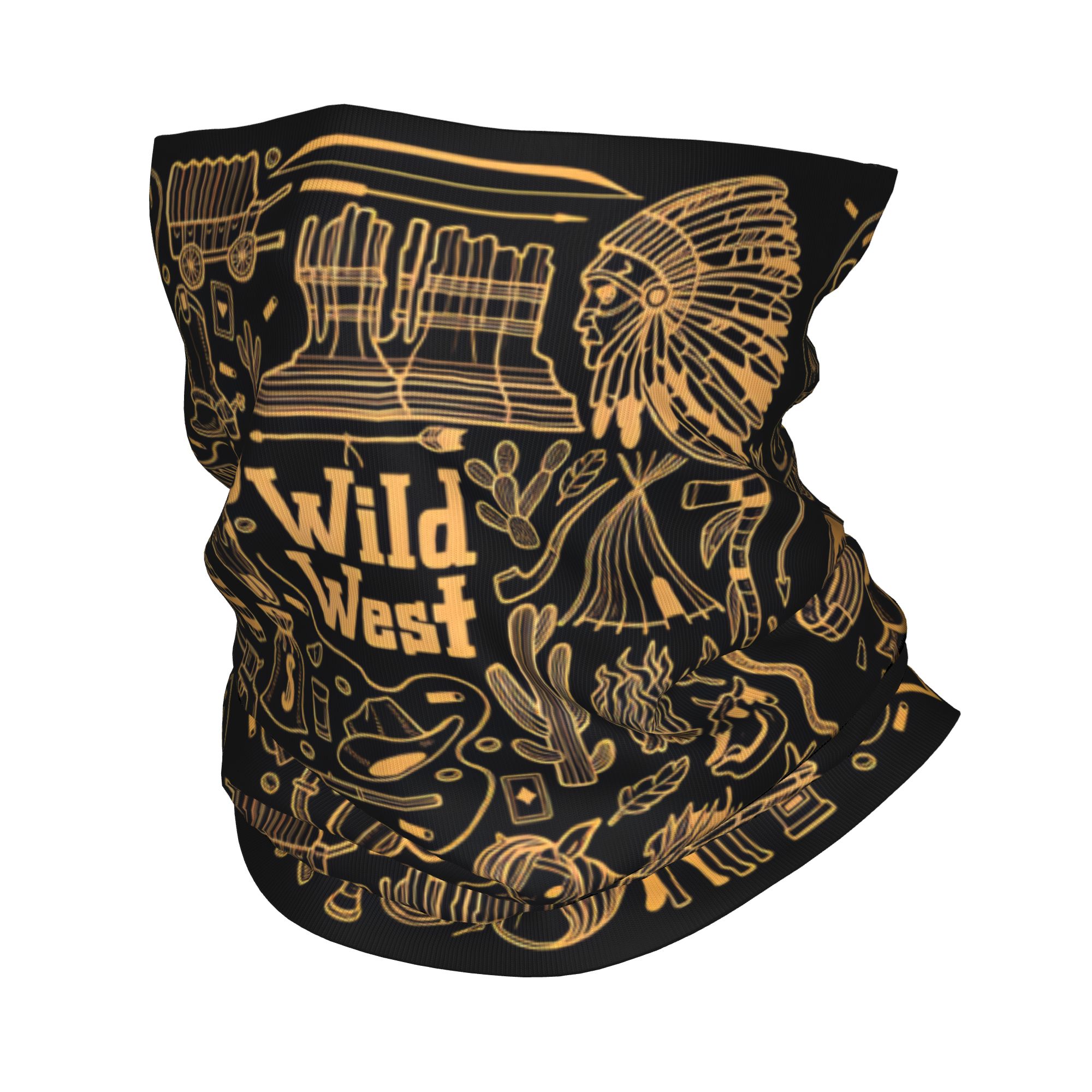 Wildman Hunting & Outdoor Price List - Outdoor Sports Balaclava Wild West LinePrint