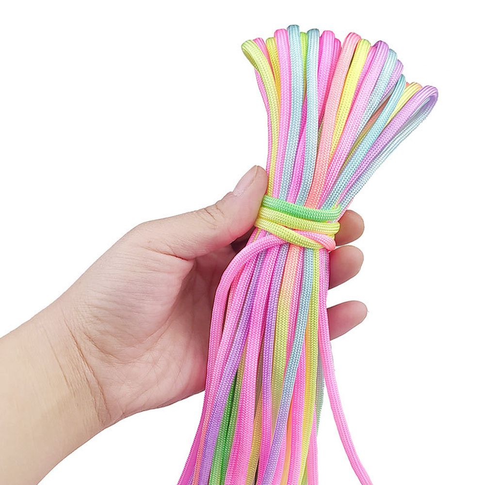 Paracord Survival Bracelet - Parachute Cord Lanyard Paracord Bracelet Rainbow