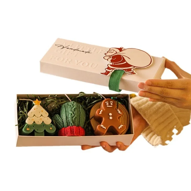 Deer Attractant Scent - Creative 3-piece Christmas Handmade Scented Candle