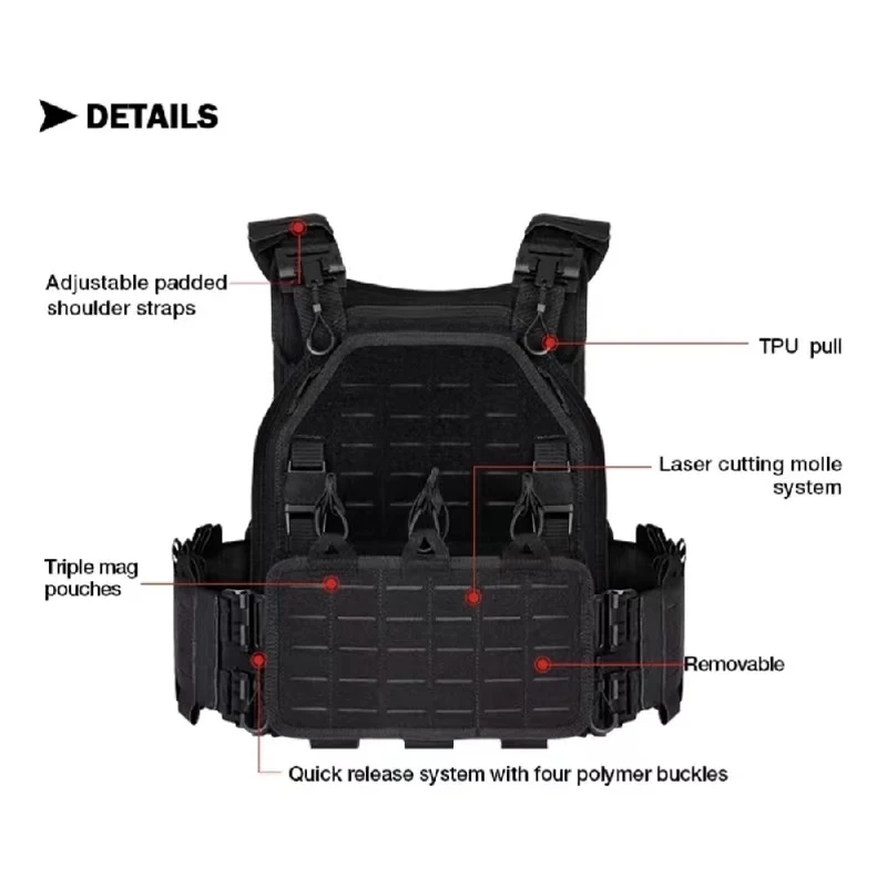YAKEDA Tactical Vest Outdoor H - огляд і ціна Outdoor Hunting Equipment