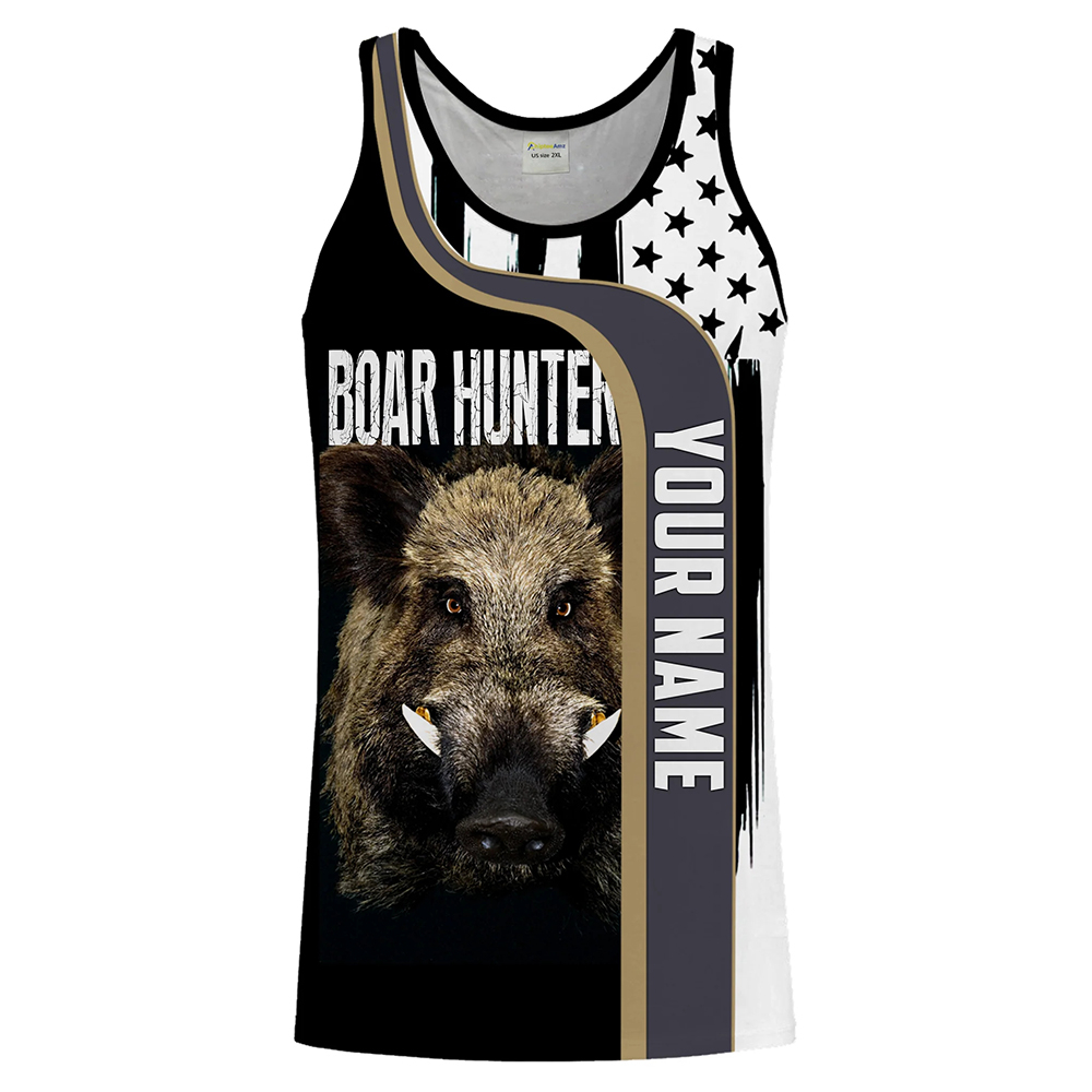Custom Name Boar Hunter Tank T - огляд і ціна Wildman Hunting & Outdoor Price List