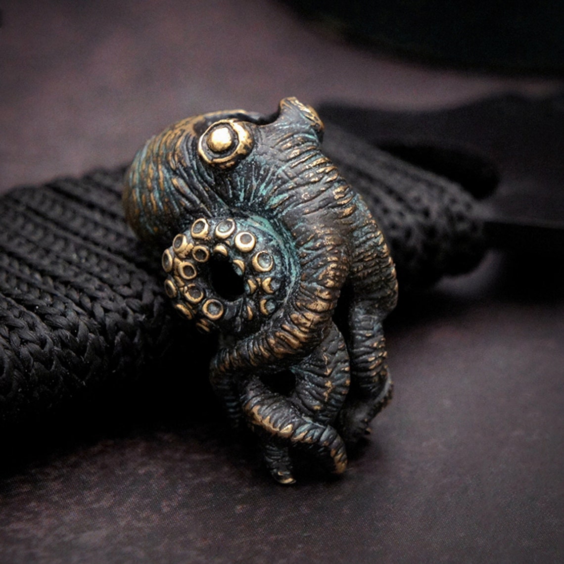 Octopus Brass Knife Beads Outd - огляд і ціна Paracord Survival Bracelet