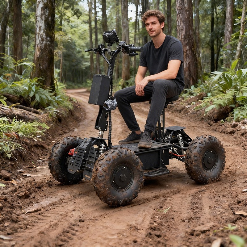 Dual drive 4WD electric vehicl - огляд і ціна Outdoor Hunting Vehicle