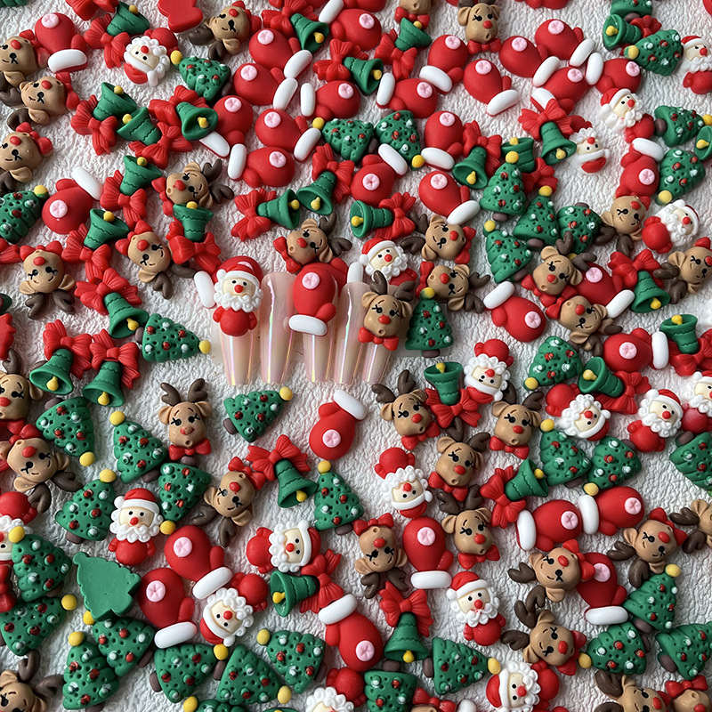 10Pcs Christmas Nails Charms C - огляд і ціна Elk Bugle Call