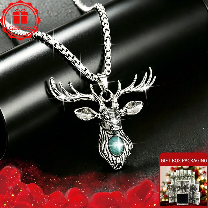 Vintage Stag Deer Head Pendant - огляд і ціна Elk Bugle Call