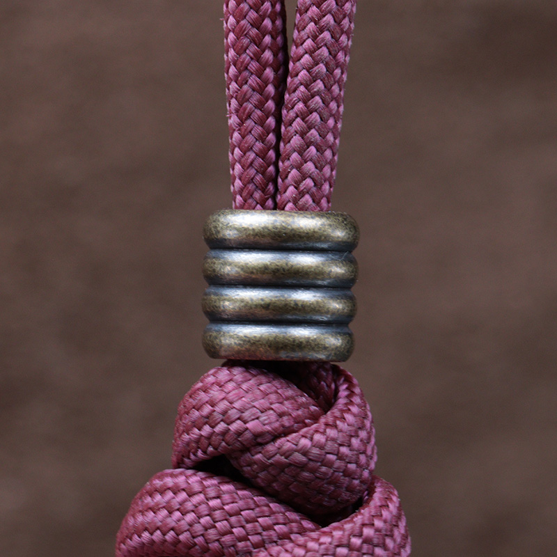 5.5mm Hole Cylinder Brass Knif - огляд і ціна Paracord Survival Bracelet